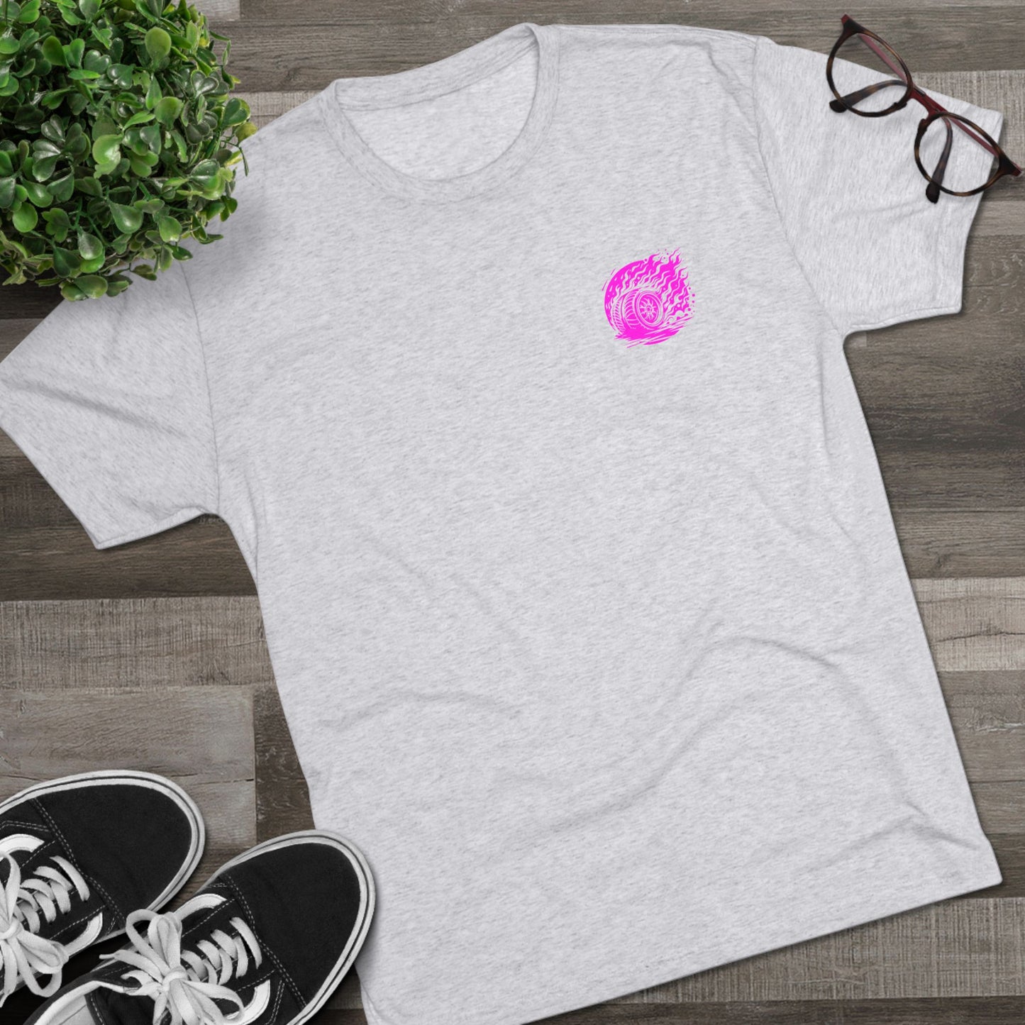 Burnout Tee Magenta