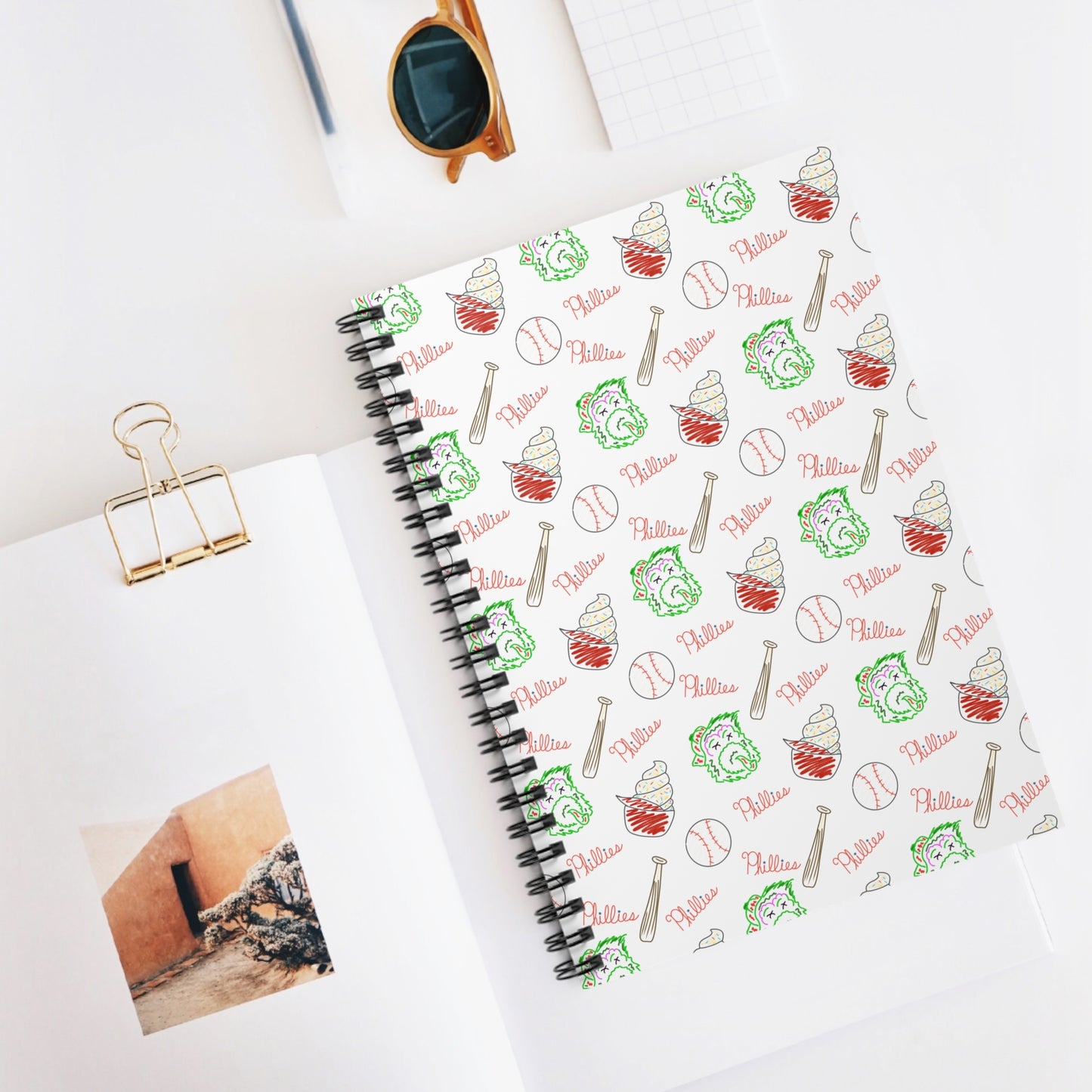 Phillies Spiral Notebook - Ruled Line