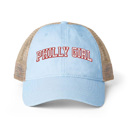 Philly Girl Women's Washed Mesh-Back Cap