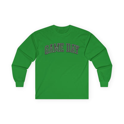 Game Day Distressed Long Sleeve Tee