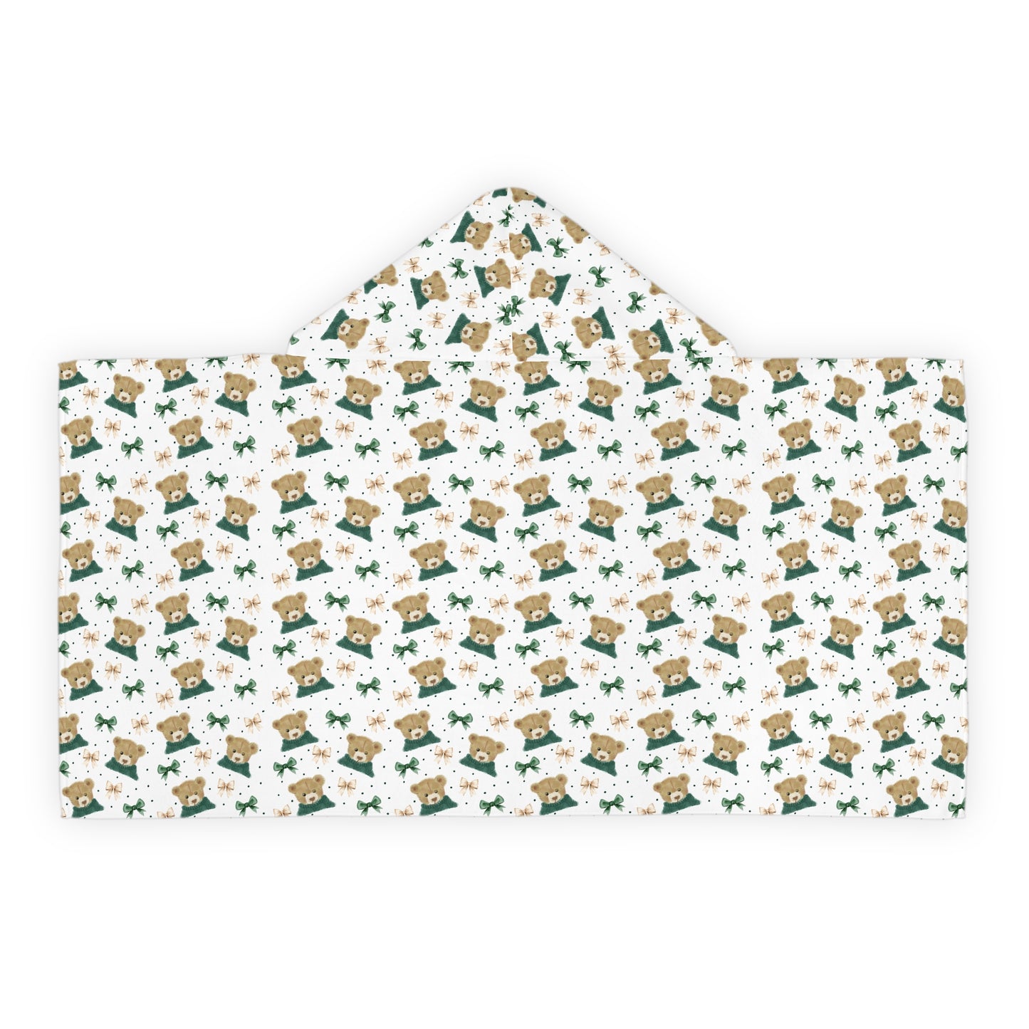 Teddy Bear Youth Hooded Towel