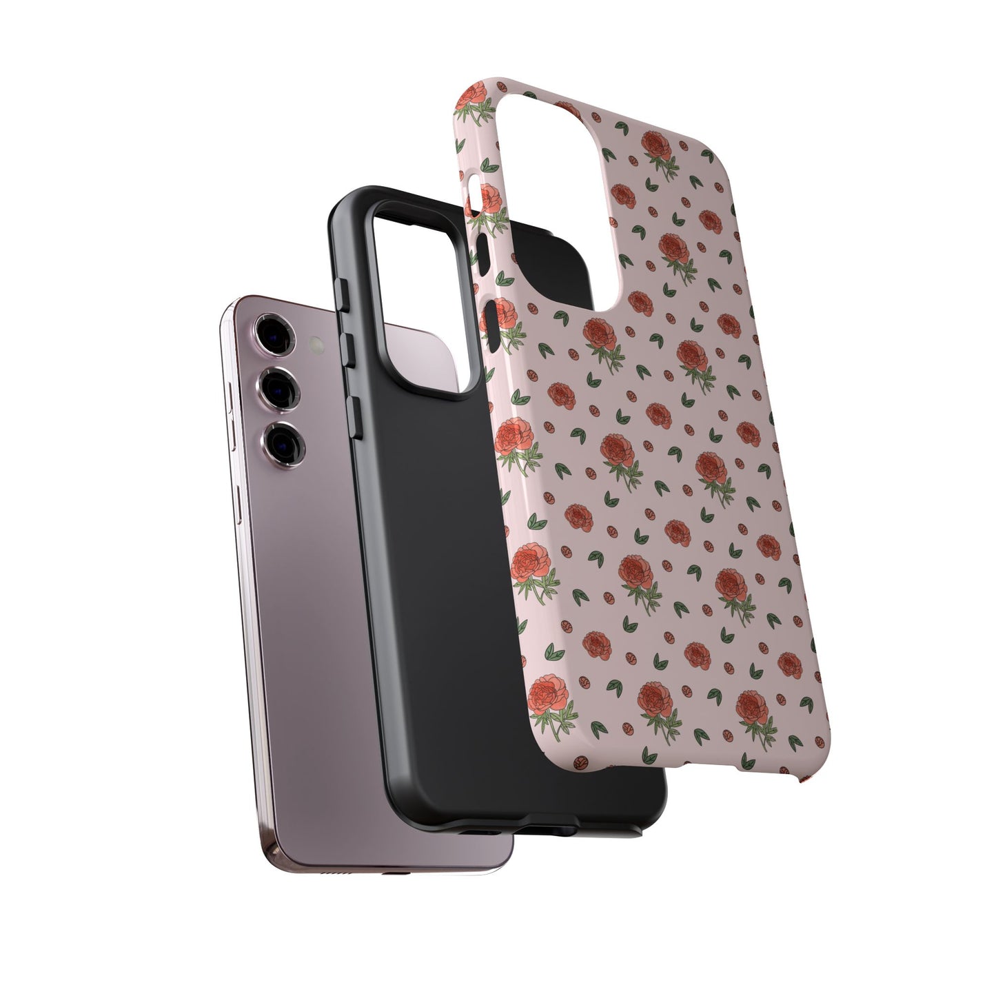 Peony Collage Phone Case