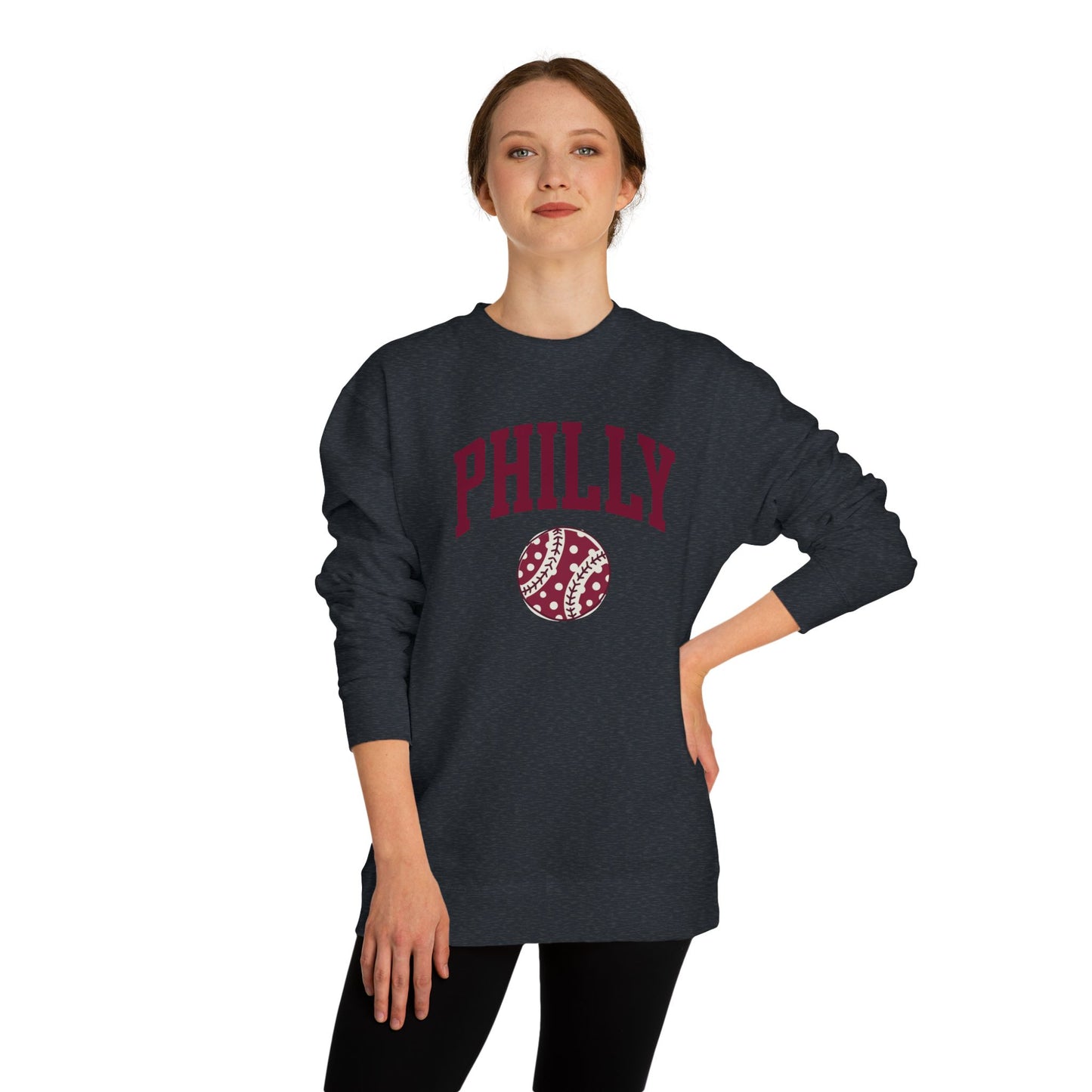 PHILLY Baseball Crew Neck Sweatshirt