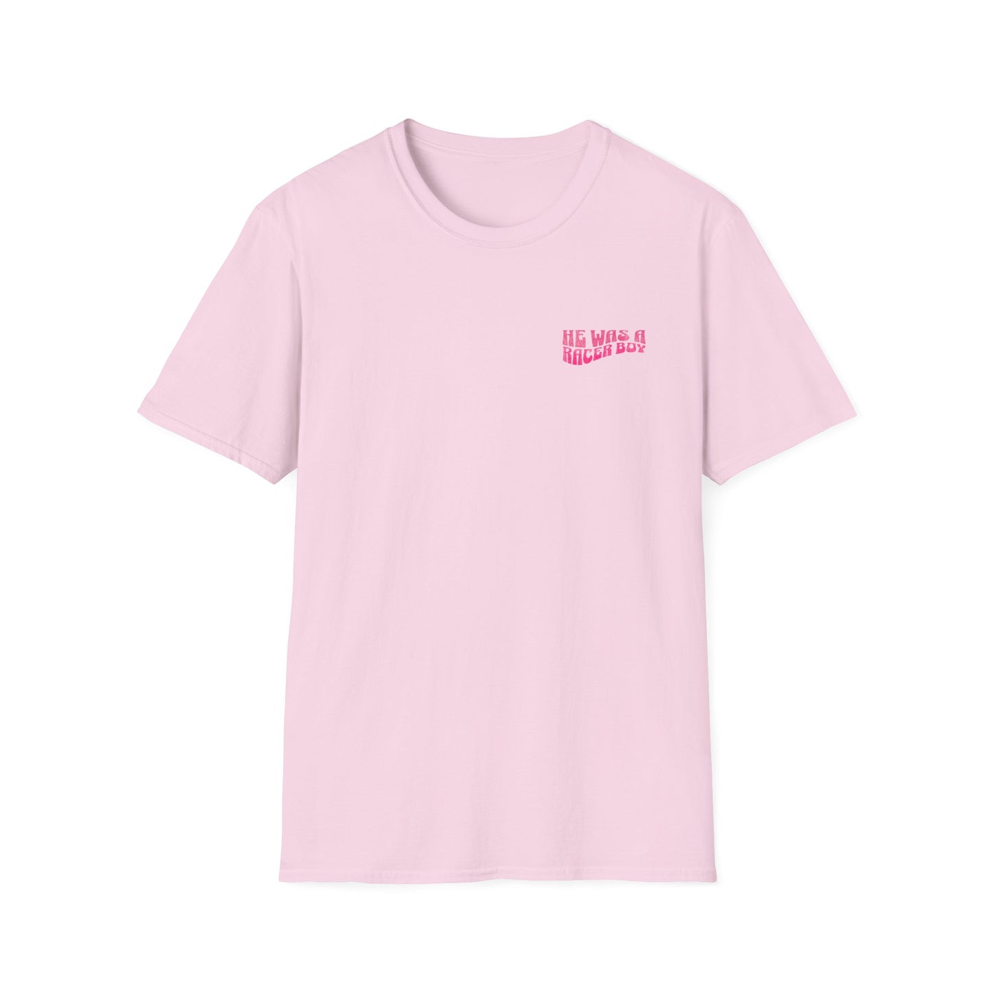 Racer Boy Pink T-Shirt
