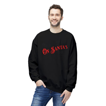 Unisex Santa's Beer Tab Midweight Crewneck Sweatshirt