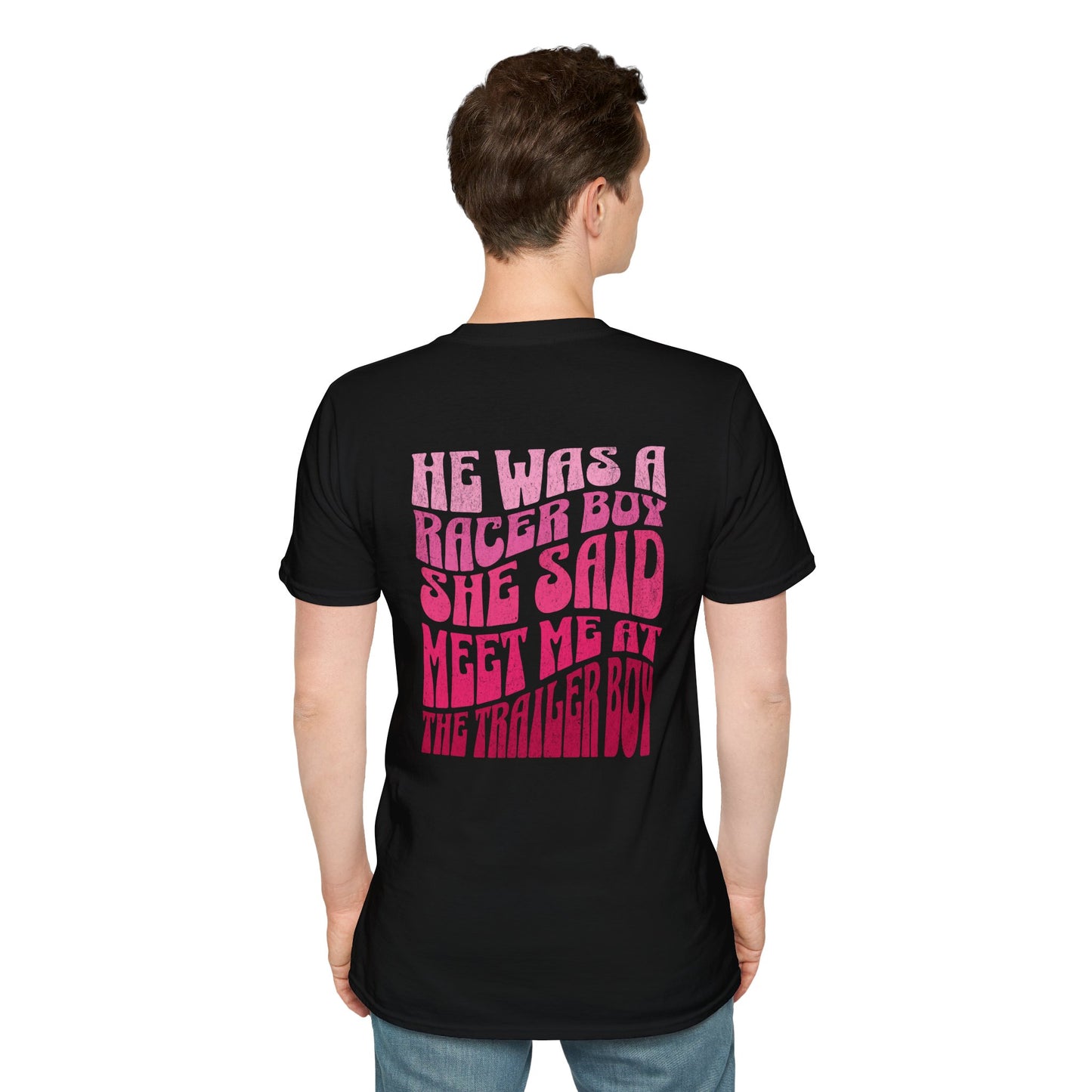 Racer Boy Pink T-Shirt