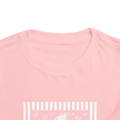 Eagles Girl Collage Toddler Tee