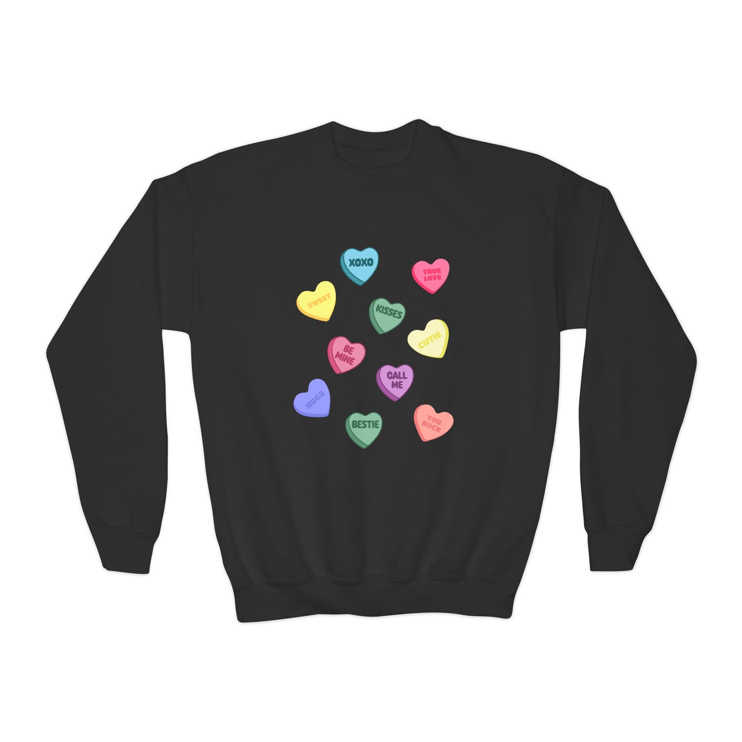 Candy Hearts Youth Sweatshirt