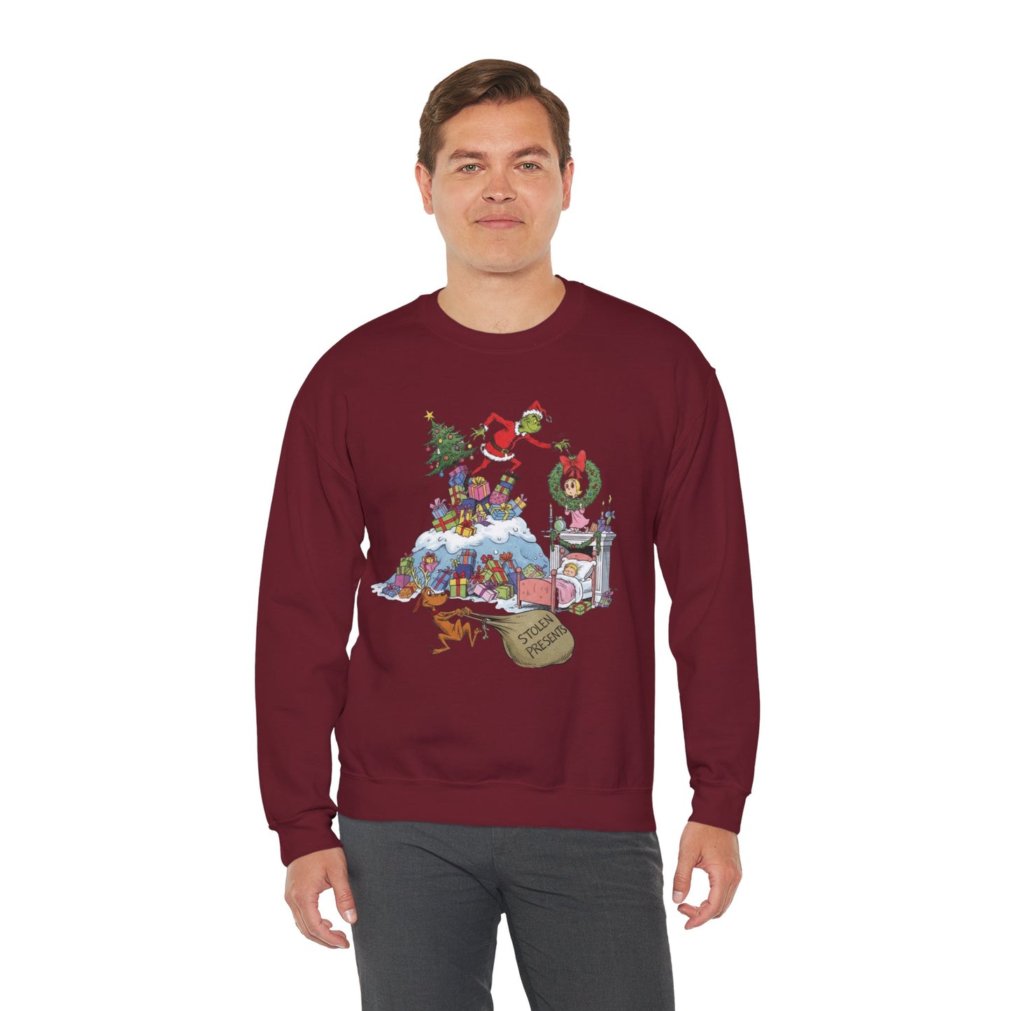 Grinch Presents Unisex Heavy Blend™ Crewneck Sweatshirt