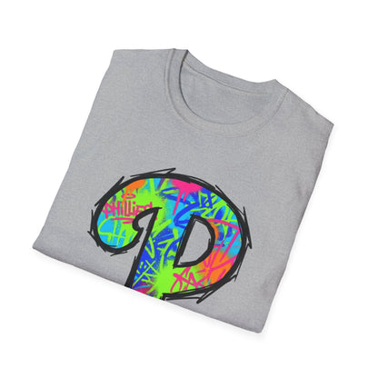 80s Funky 'P' Retro T-Shirt