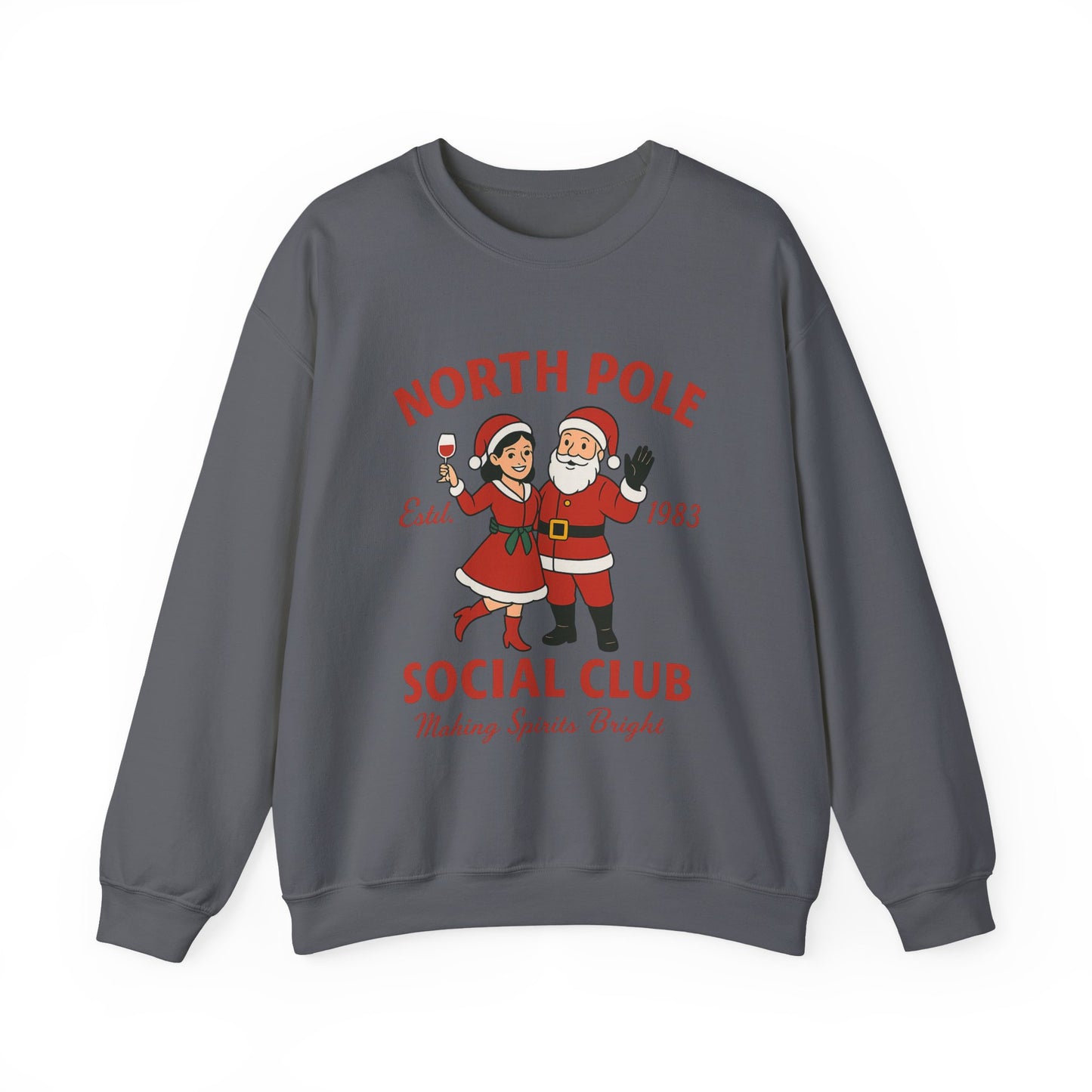 Santa Social Sweatshirt