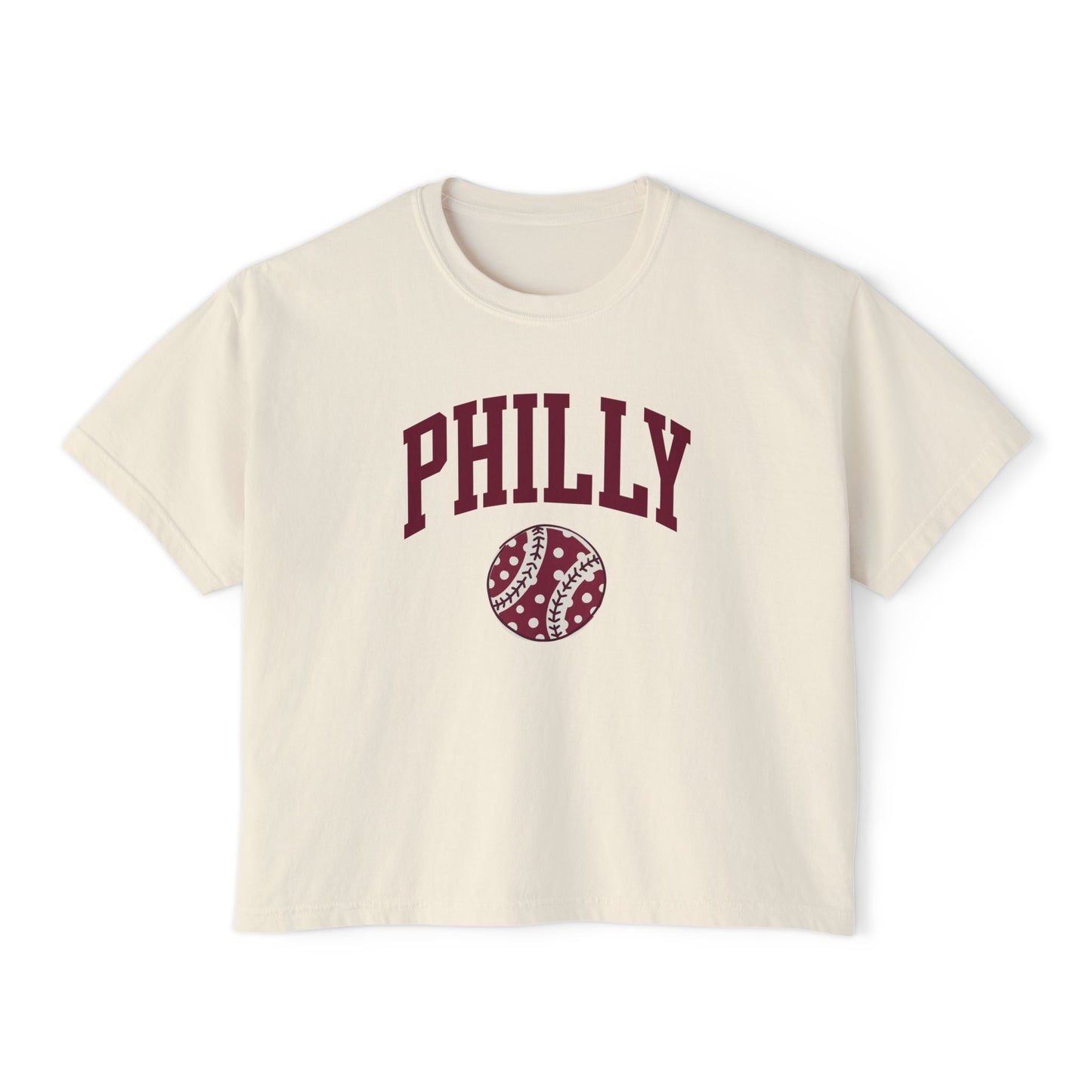 PHILLY Baseball Women's Boxy Tee