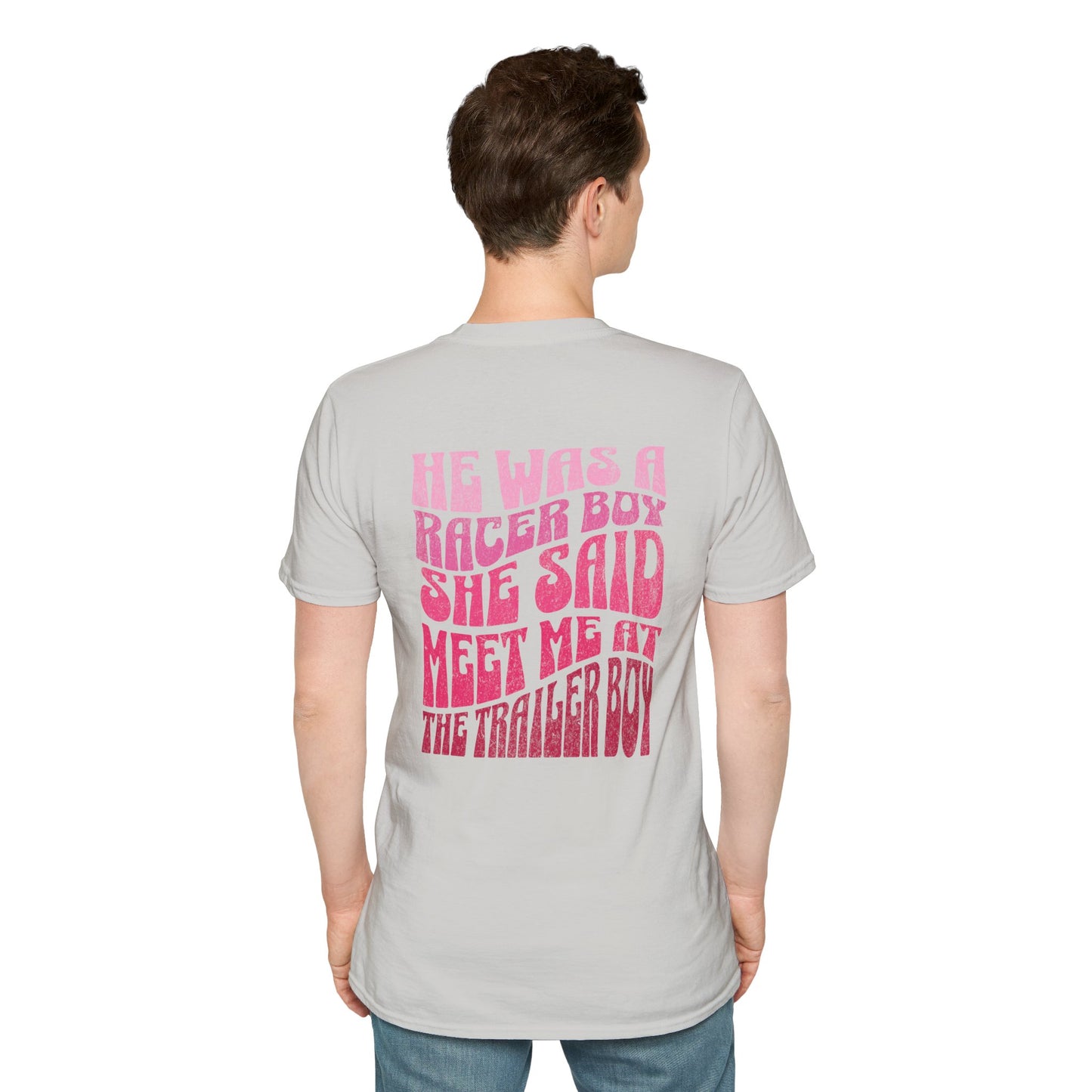 Racer Boy Pink T-Shirt