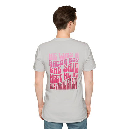 Racer Boy Pink T-Shirt