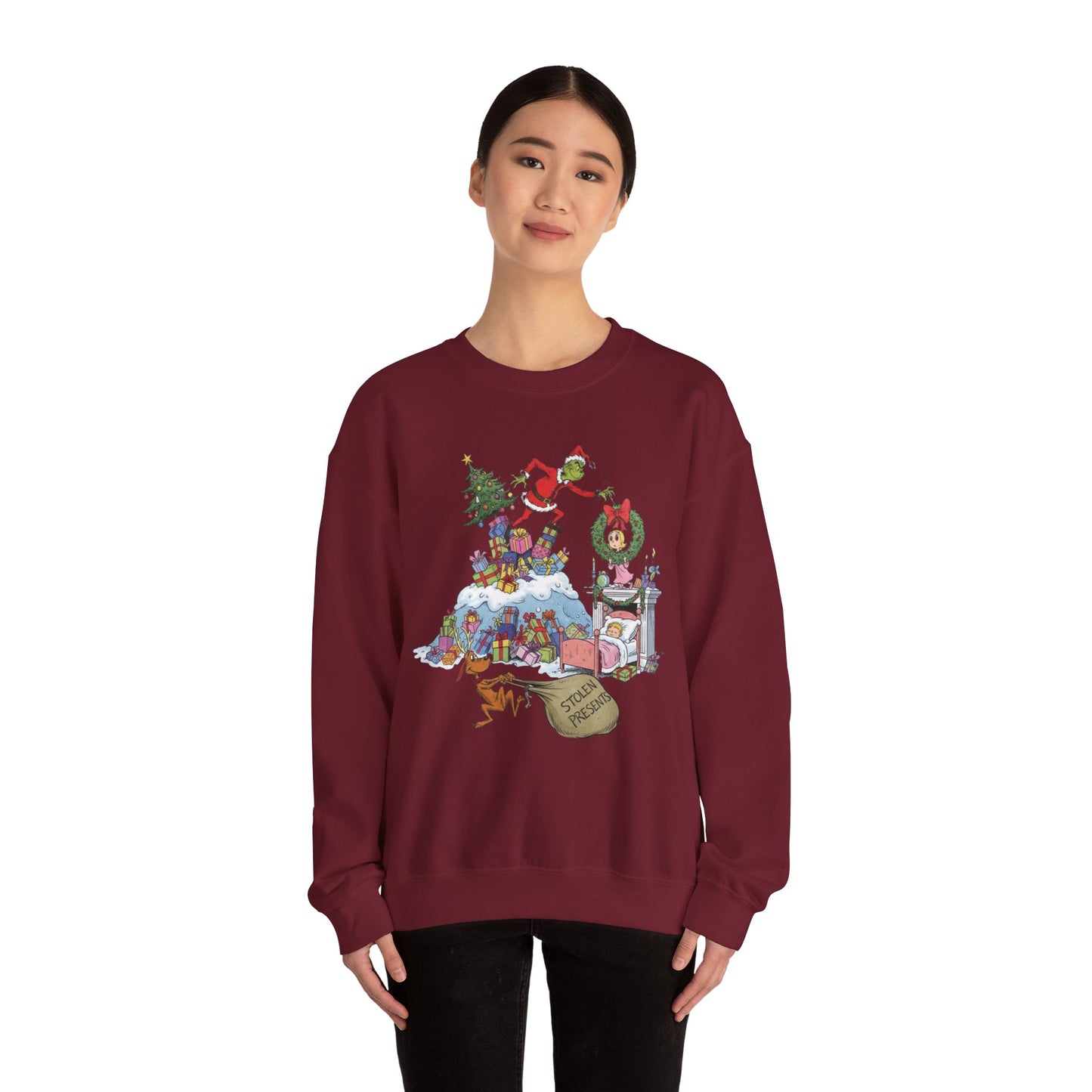 Grinch Presents Unisex Heavy Blend™ Crewneck Sweatshirt