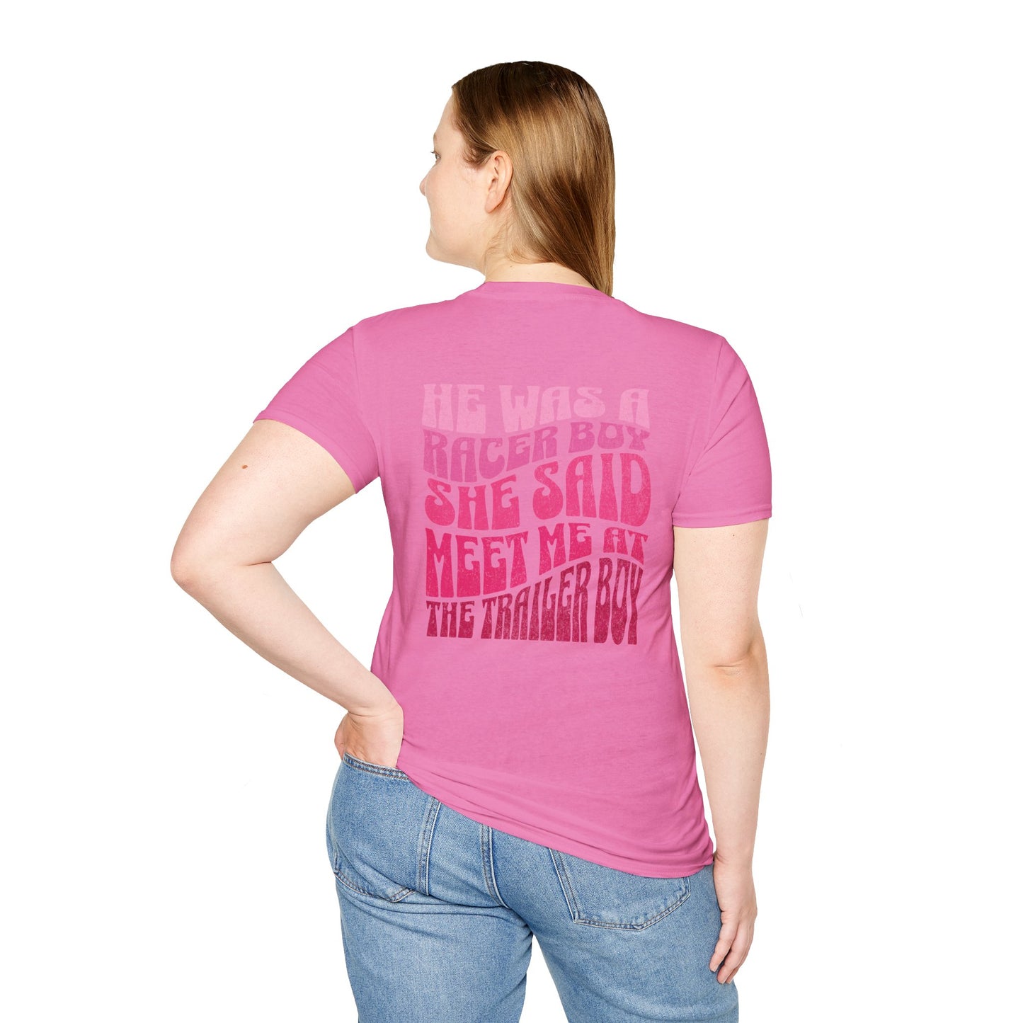 Racer Boy Pink T-Shirt