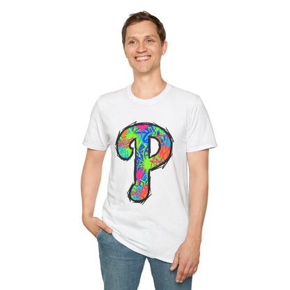 80s Funky 'P' Retro T-Shirt