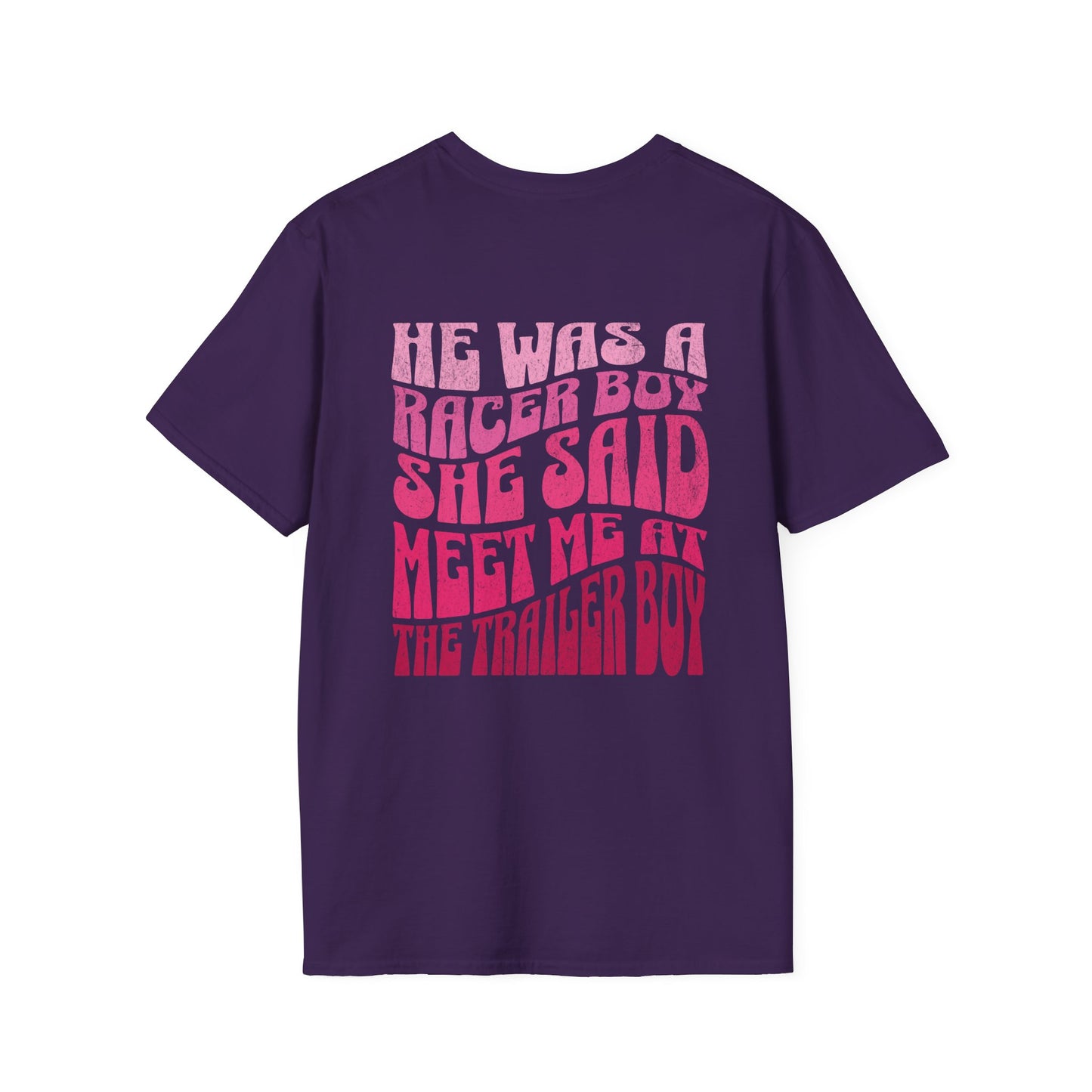 Racer Boy Pink T-Shirt