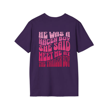 Racer Boy Pink T-Shirt