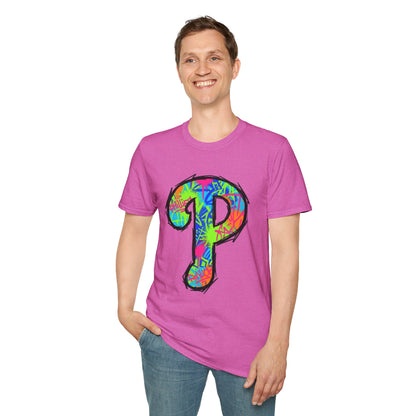 80s Funky 'P' Retro T-Shirt