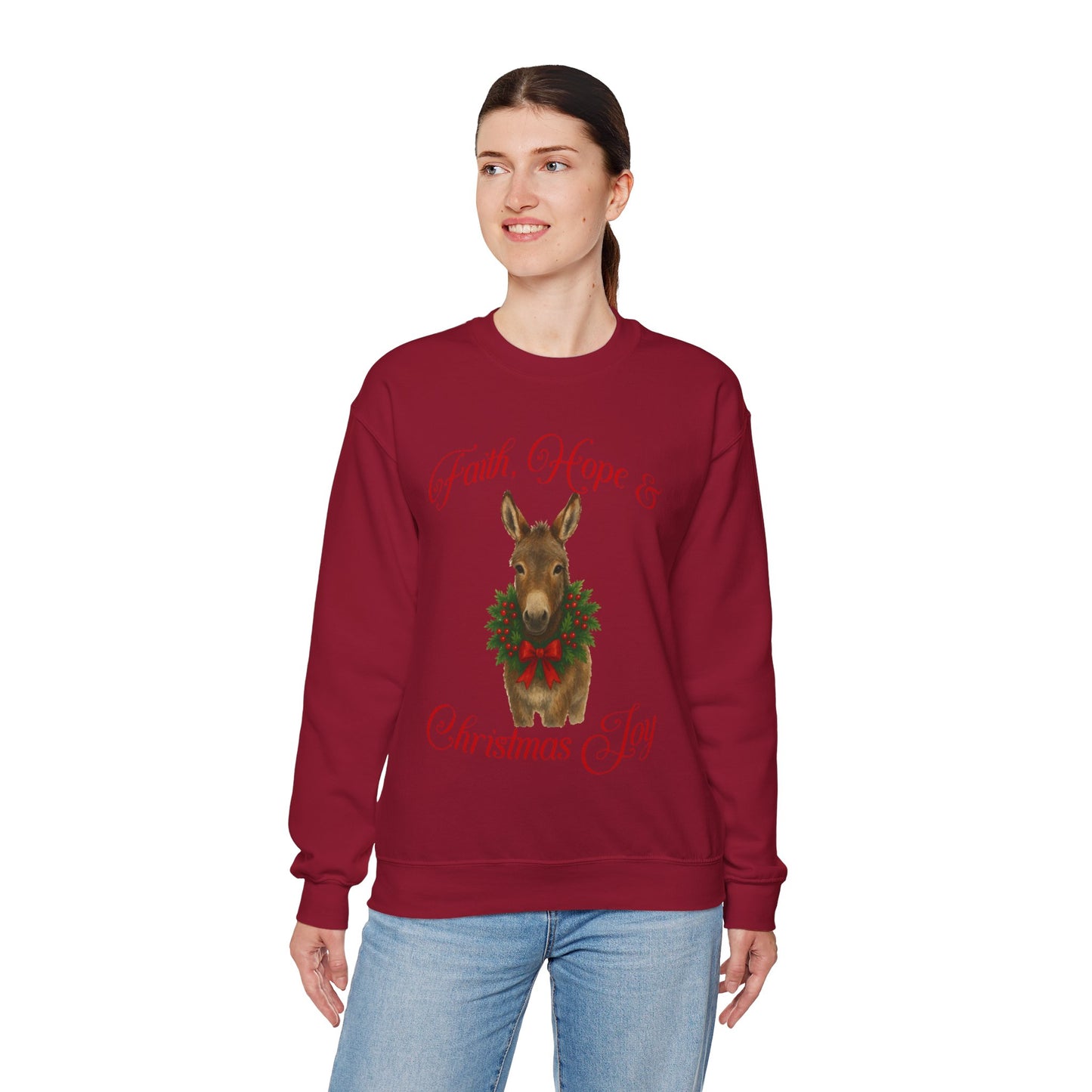 Donkey Christmas Sweatshirt