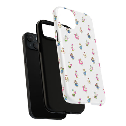 Cute Goose Summer Pattern Tough Magnetic Case