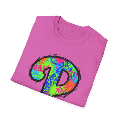 80s Funky 'P' Retro T-Shirt