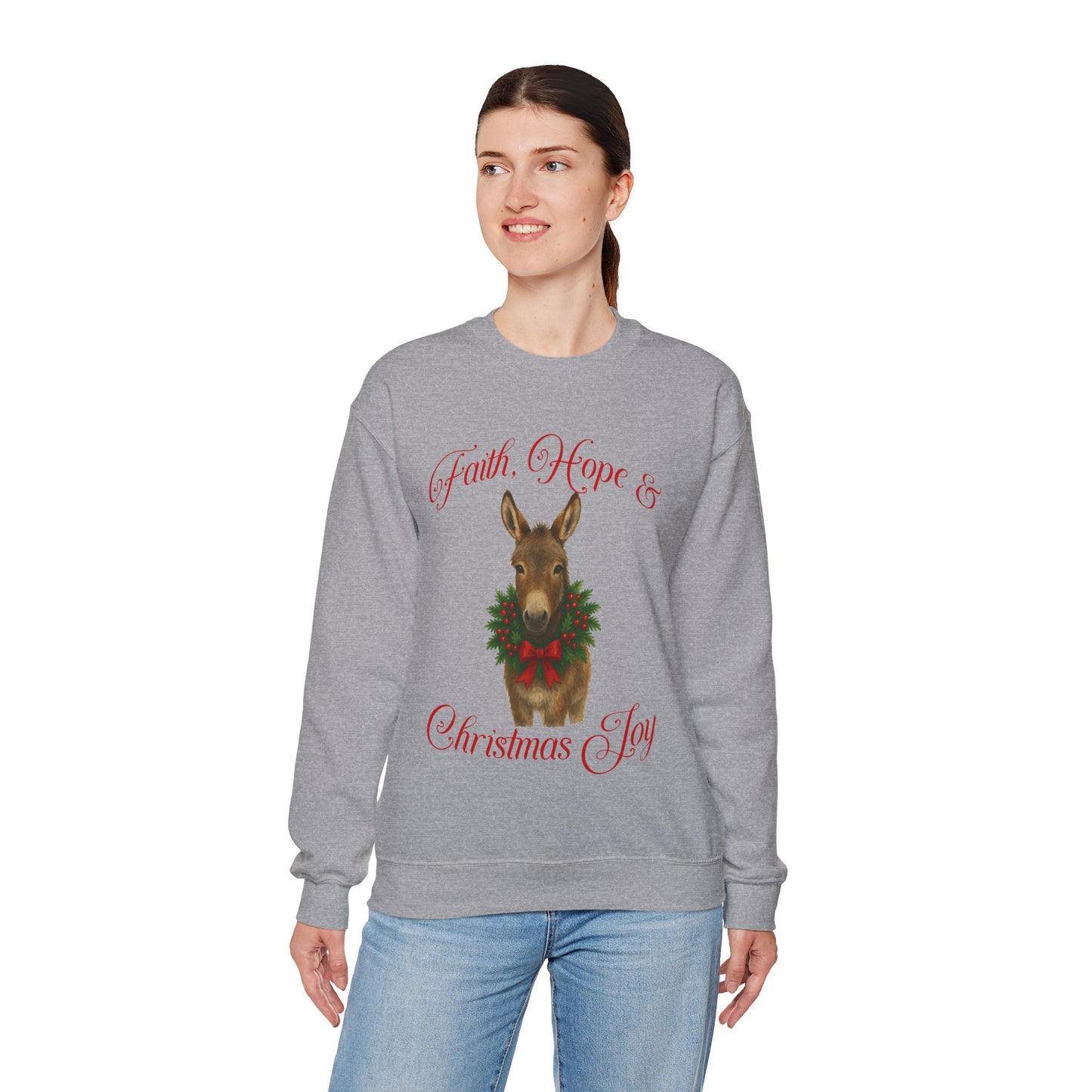 Donkey Christmas Sweatshirt