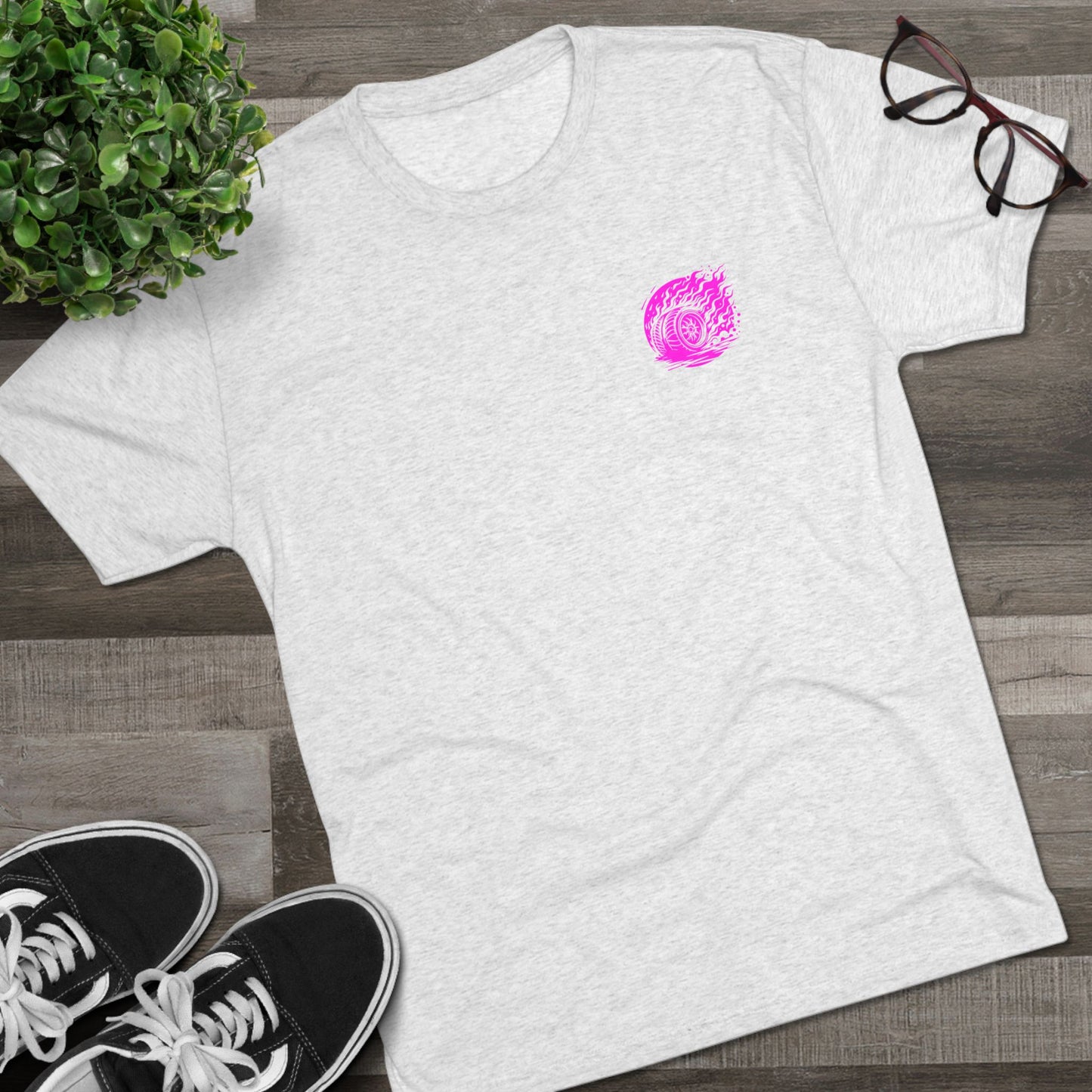 Burnout Tee Magenta