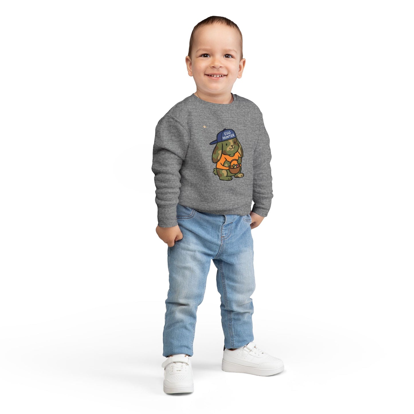 Camo Easter Bunny Toddler Sweatshirt