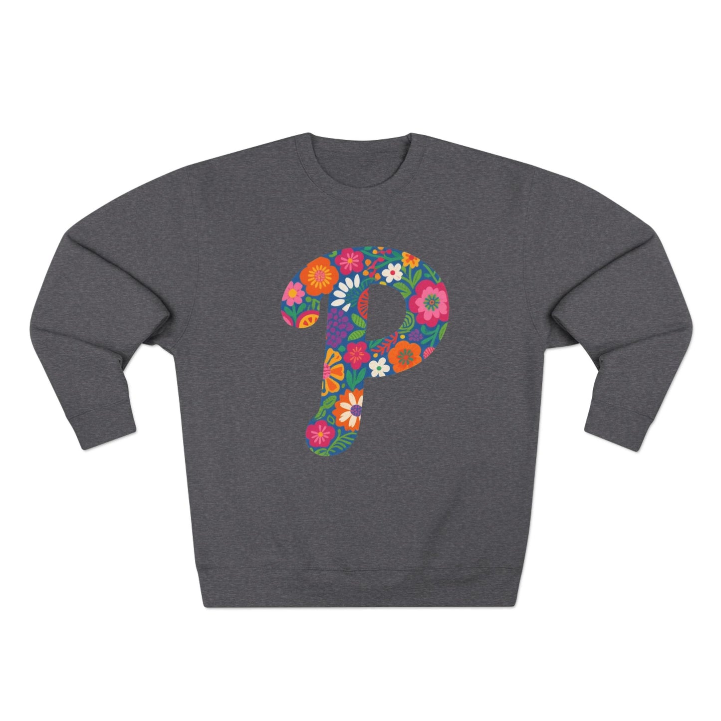 Floral  P Crewneck Sweatshirt