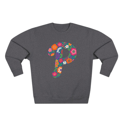 Floral  P Crewneck Sweatshirt