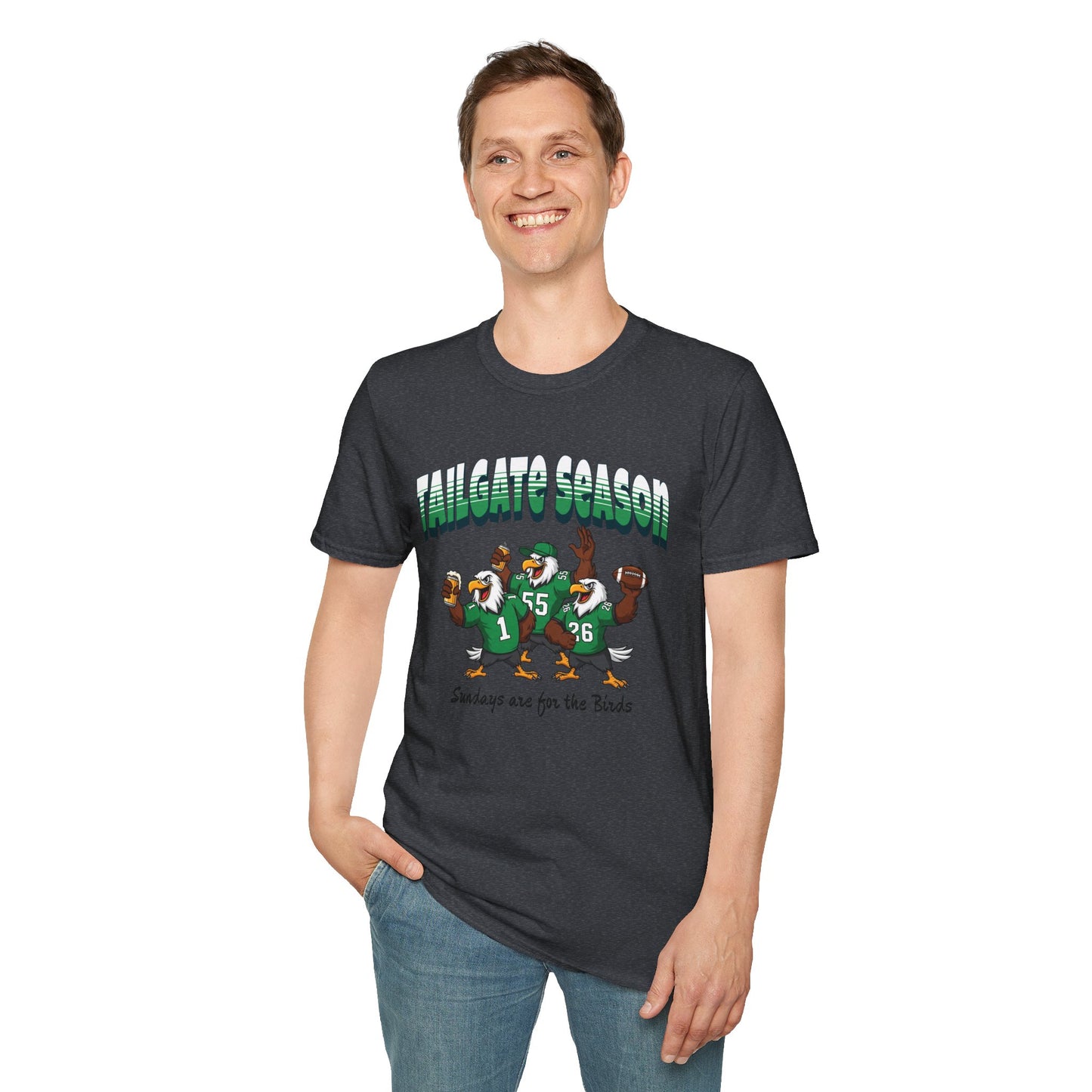 Birds Tailgate Unisex Softstyle T-Shirt