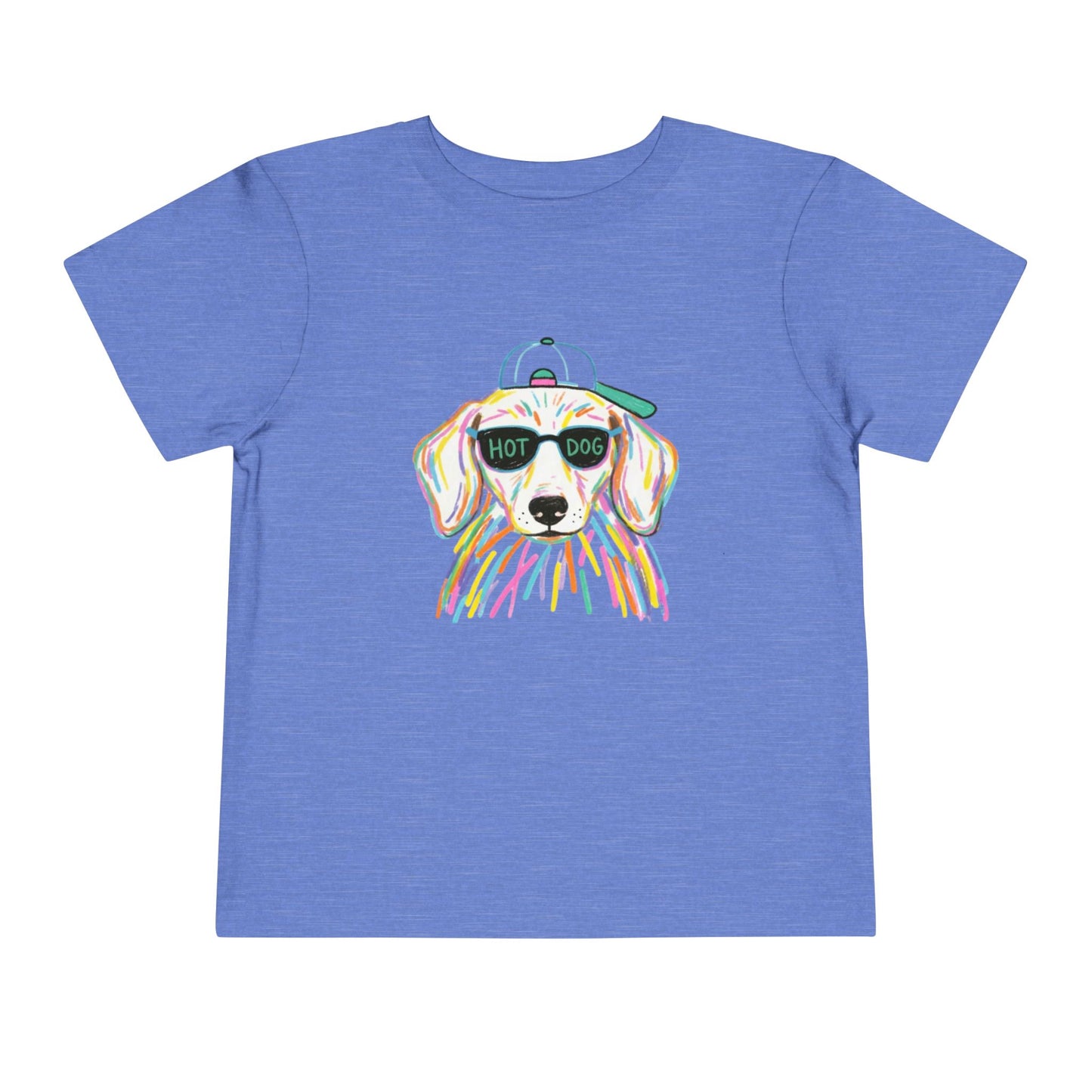 Hot Dog Toddler Short Sleeve Tee