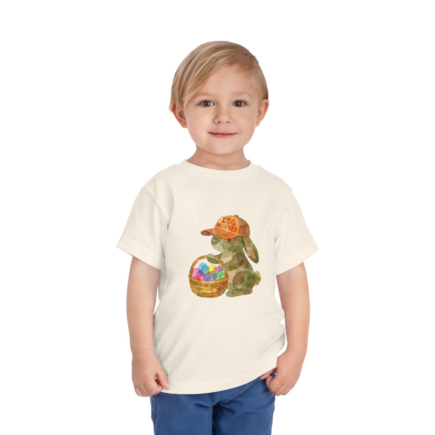 Camo Easter Bunny "Egg Hunter" Toddler Tee