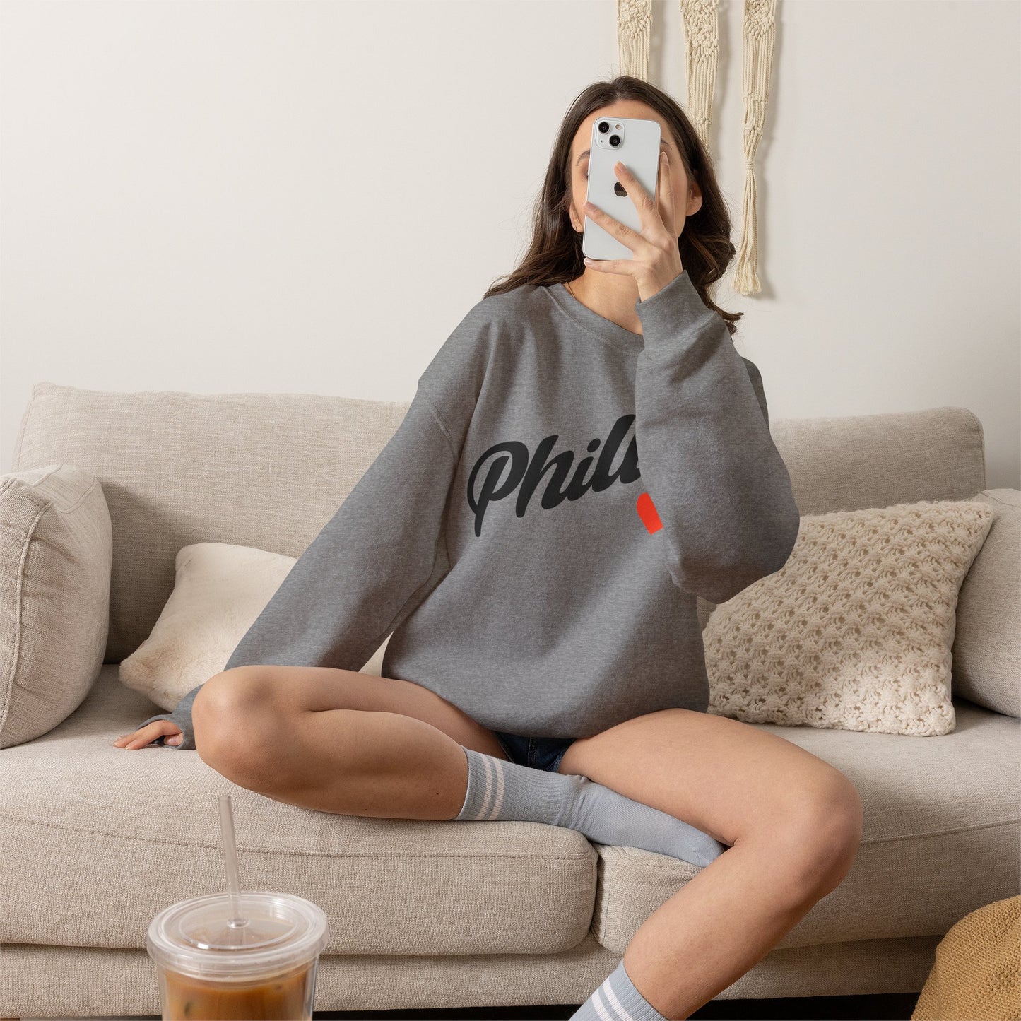 Phillies Heart Sweatshirt