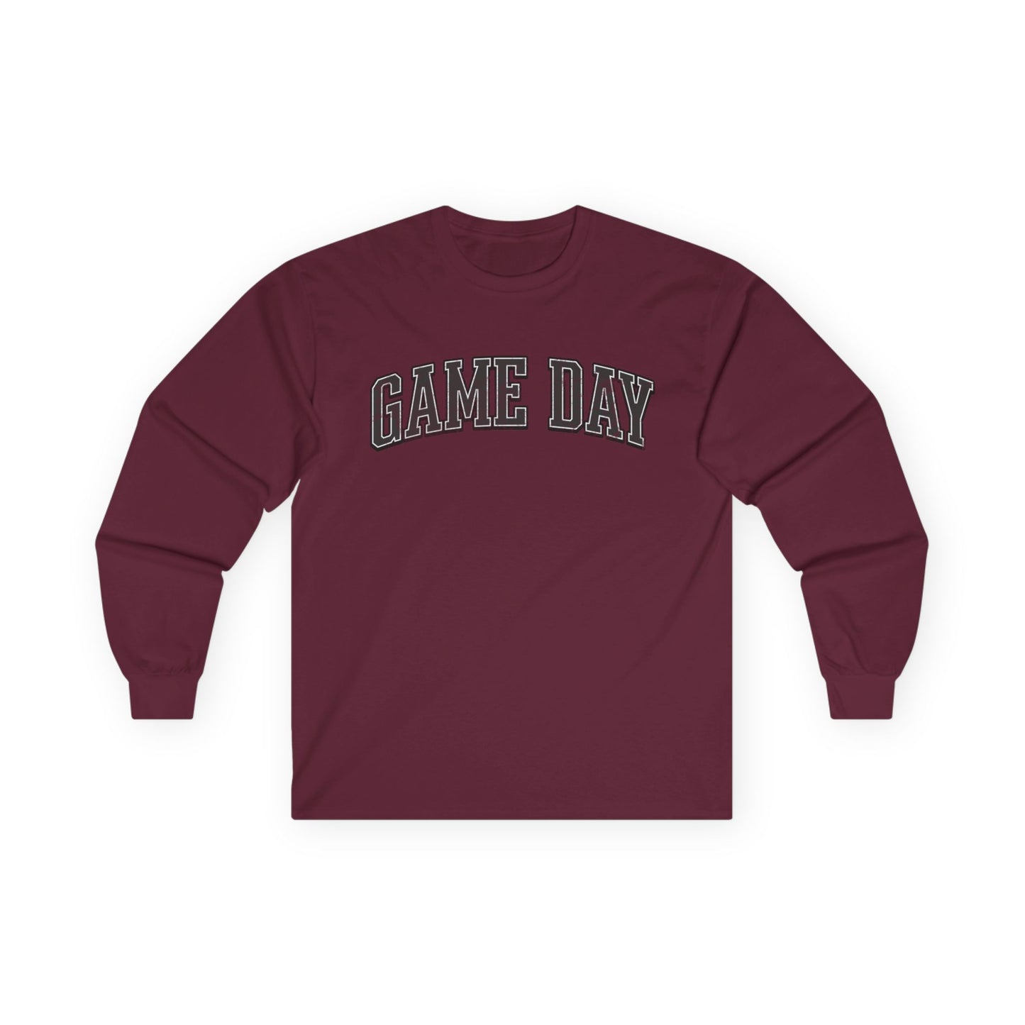 Game Day Distressed Long Sleeve Tee