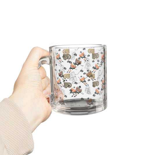 Flyers Glass Mug, 10oz