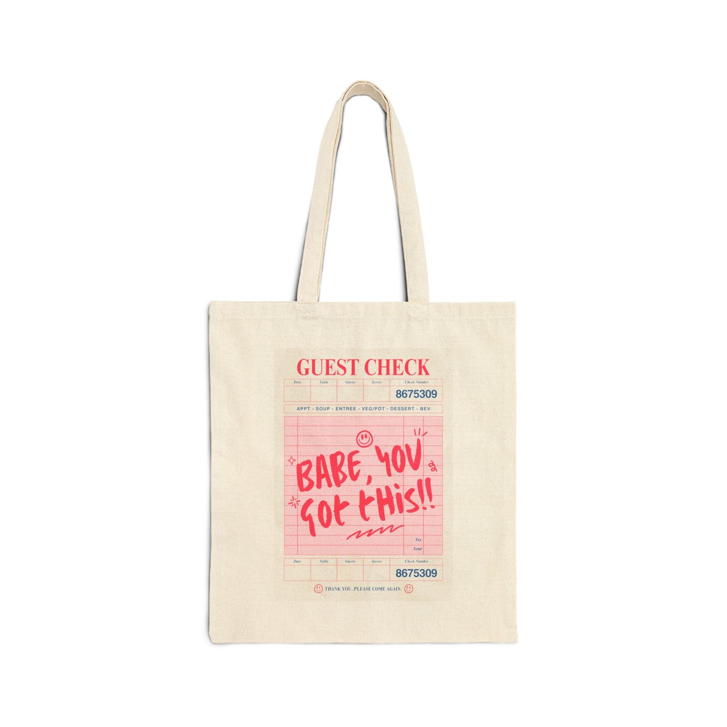 Babe, You Got This Cotton Canvas Tote