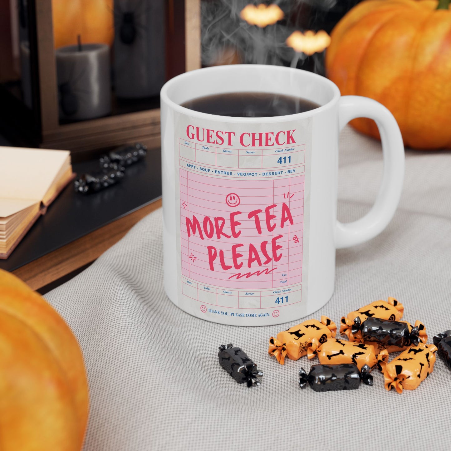More Tea Please Ceramic Mug (11oz & 15oz)