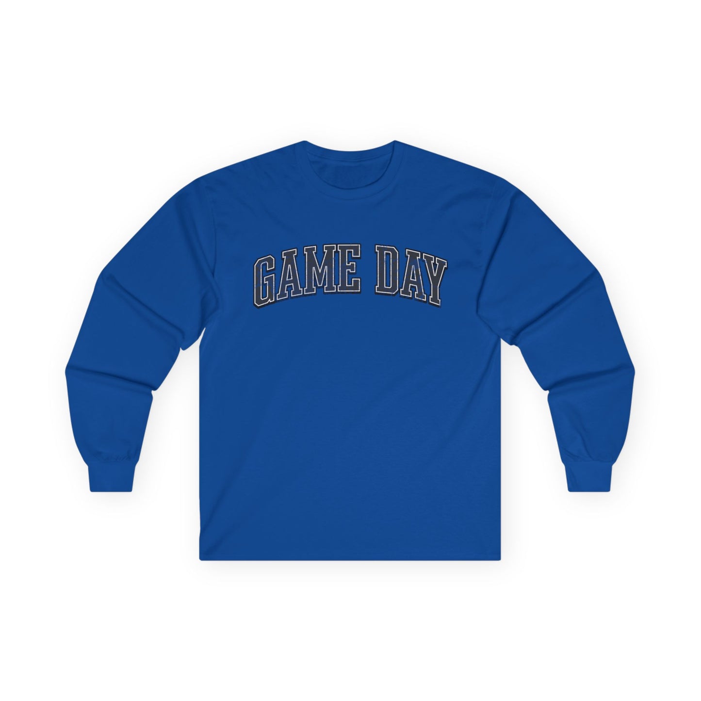 Game Day Distressed Long Sleeve Tee