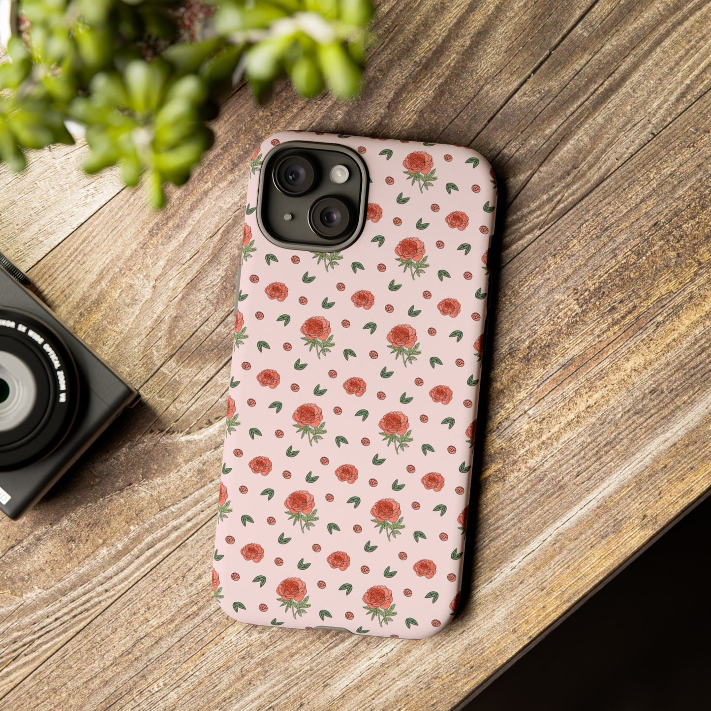 Peony Collage Phone Case