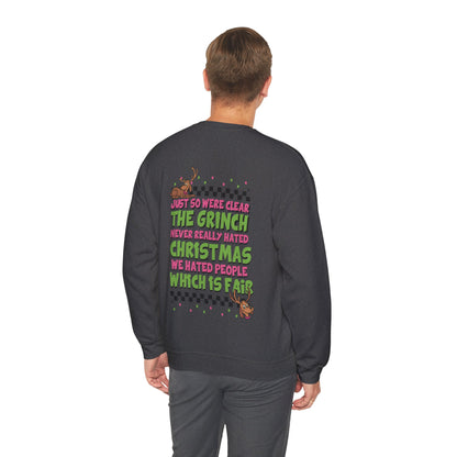 Grinch Crewneck Sweatshirt