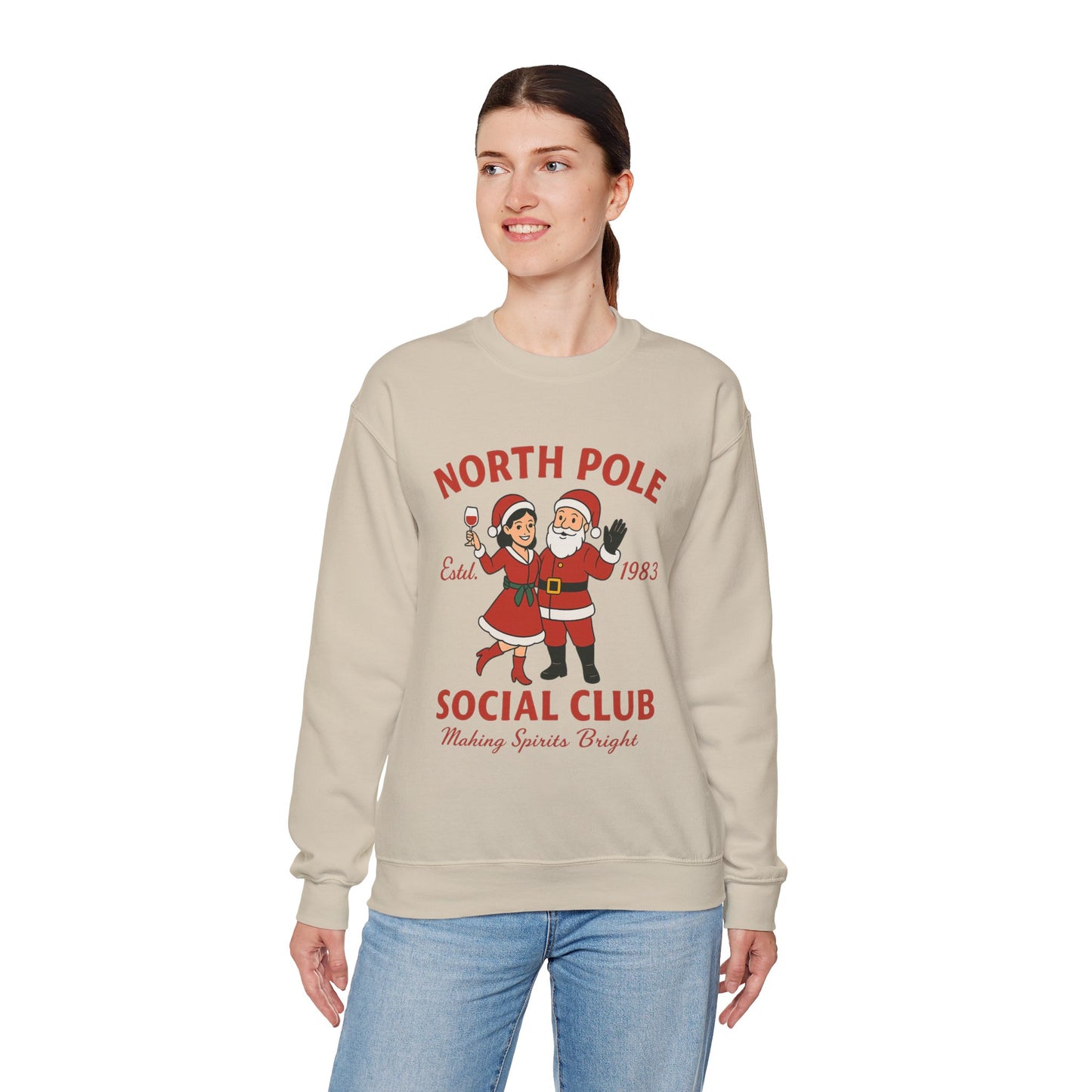 Santa Social Sweatshirt