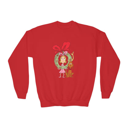 Cindy Lou Youth Crewneck Sweatshirt