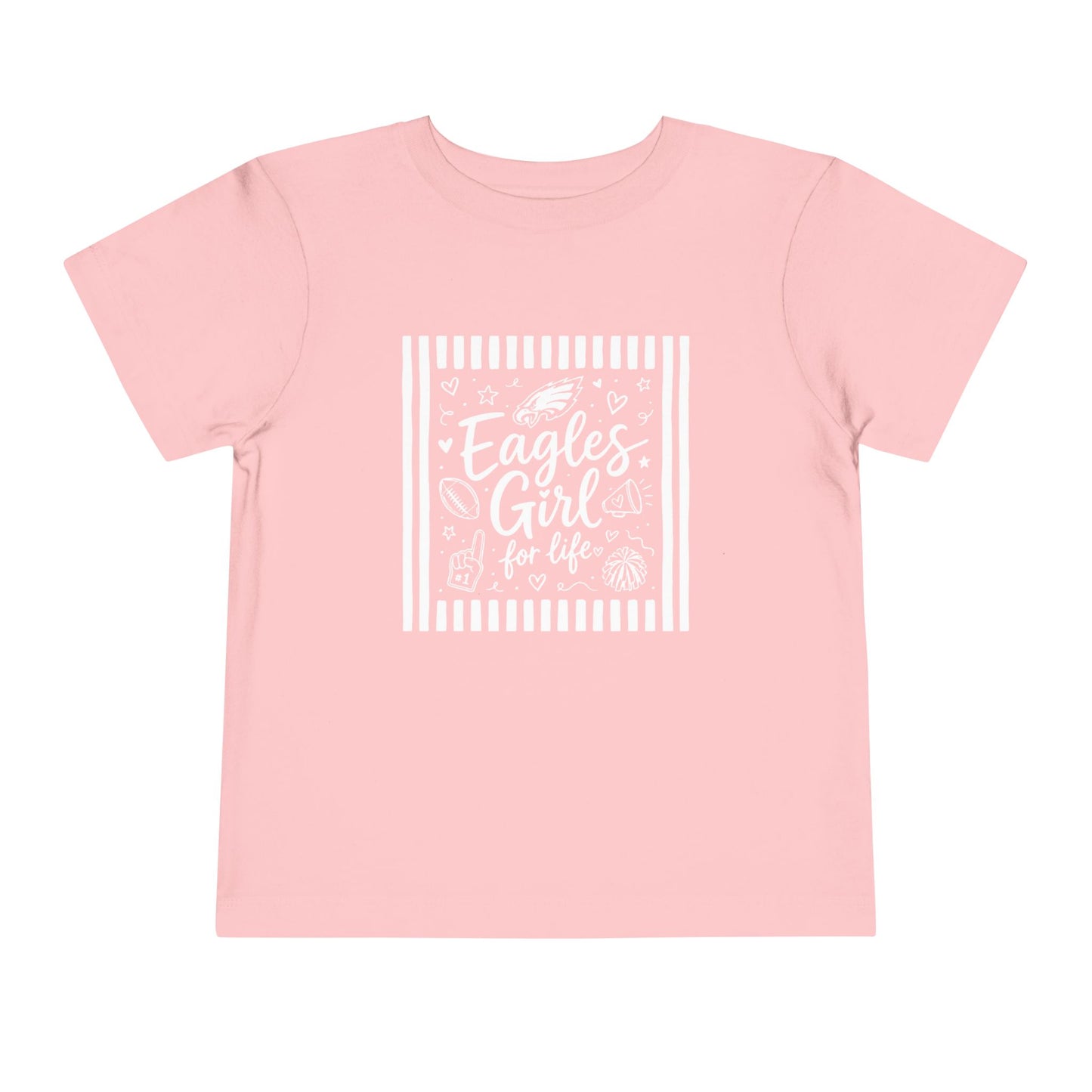 Eagles Girl Collage Toddler Tee