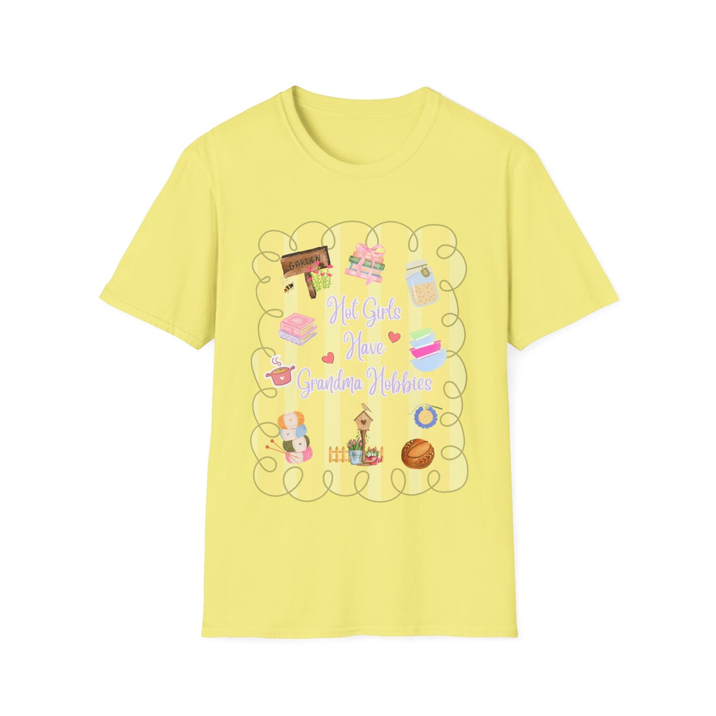 Hot Girls Grandma Hobbies T-Shirt