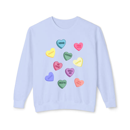 Candy Heart Crewneck Sweatshirt