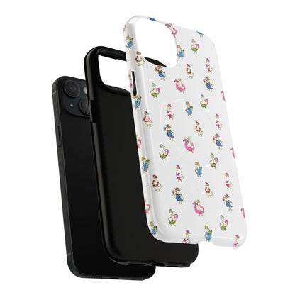 Cute Goose Summer Pattern Tough Magnetic Case