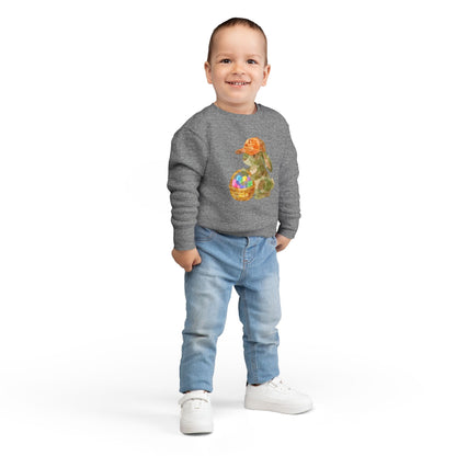 Watercolor Camo "Egg Hunter" Toddler Sweatshirt